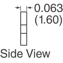 Polymeric PTC Resettable Fuse 16V 2.5A Ih Surface Mount 1812 (4532 Metric), Concave - 2
