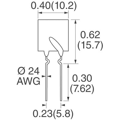Polymeric PTC Resettable Fuse 30V 1.85A Ih Through Hole Radial, Disc - 3