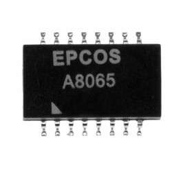 350µH LAN 10/100 Base-T Pulse Transformer 1CT:1CT Surface Mount - EPCOS - TDK Electronics