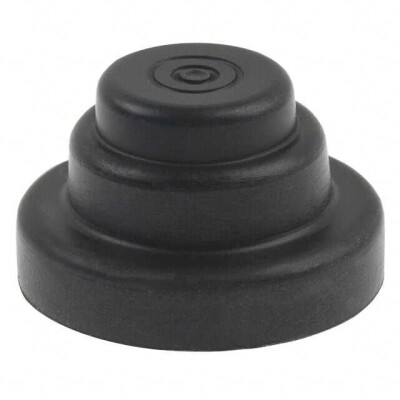 Pushbutton, Full Boot Silicone Rubber Black Multiple Series - 1
