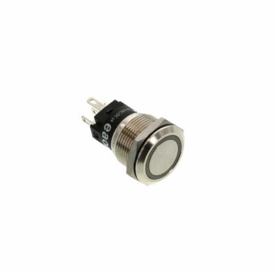 Pushbutton Switch SPDT Standard, Illuminated Panel Mount, Front - 1