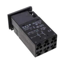 Pushbutton Switch DPST-NO Standard Panel Mount, Front - EAO