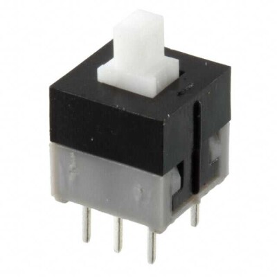 Pushbutton Switch DPDT Keyswitch Through Hole - 1