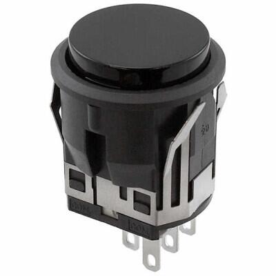 Pushbutton Switch SPDT Standard Panel Mount, Snap-In - 1
