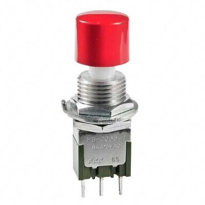 Pushbutton Switch SPDT Standard Panel Mount, Rear - 1