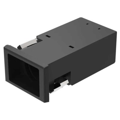 Pushbutton Switch SPST-NC Standard Panel Mount, Front - 1