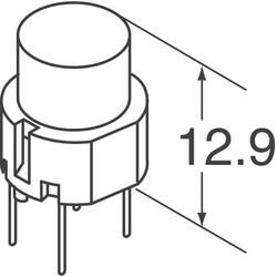 Pushbutton Switch SPST-NO Keyswitch Through Hole - 3