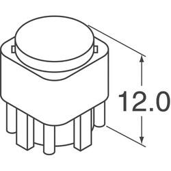 Pushbutton Switch SPST-NO Keyswitch Through Hole - 2