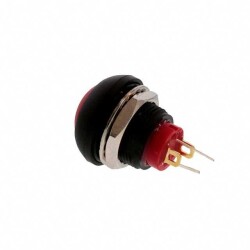 Pushbutton Switch SPST-NO Standard, Illuminated Panel Mount, Front - TE Connectivity ALCOSWITCH Switches