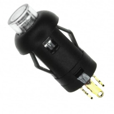 Pushbutton Switch SPST-NO Standard, Illuminated Panel Mount, Snap-In - 1