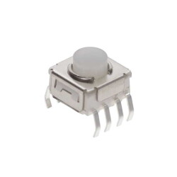 Pushbutton Switch SPST-NO Standard, Illuminated Through Hole - 1