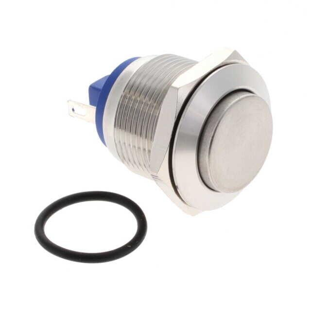 Pushbutton Switch SPST-NO Anti-Vandal Panel Mount, Front
