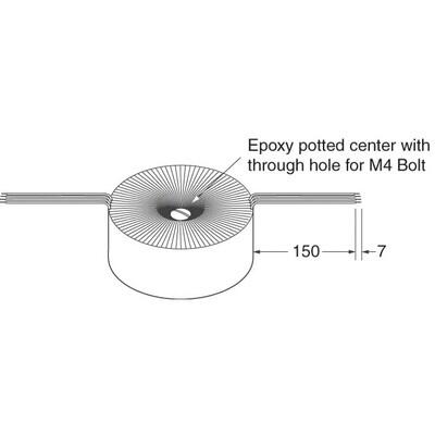 PWR XFMR TORO 25VA CHAS MT - 3