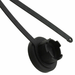 Connector Cap (Cover), Sealing Black - Bulgin (1)