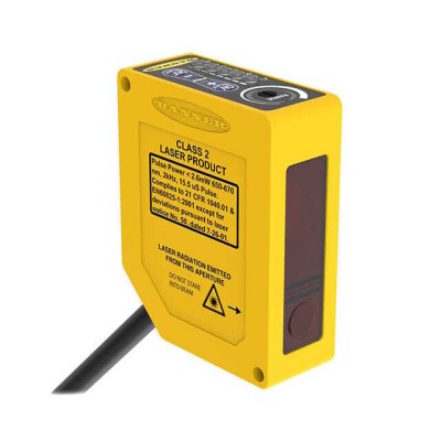 Photoelectric Sensors Q60 Series: Adjustable-Field Infrared Univrs Volt; Range: 200-2000 mm; Input: 12-250 V dc or 24-250 V ac; Output: Electromechanical Relay (SPDT); 2 m (6.5 ft) Cable - 1