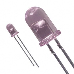 Infrared (IR) Emitter 880nm 1.7V 100mA 25mW/sr @ 100mA 30° Radial, 5mm Dia (T 1 3/4) - onsemi