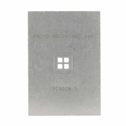 QFN-48 Stencil (0.4 mm pitch, 6 x 6 mm body) - Chip Quik Inc.