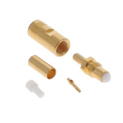 SMB Connector Plug, Female Socket 50 Ohms Free Hanging (In-Line) Crimp - Radiall USA, Inc.
