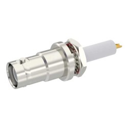 SHV Connector Receptacle, Female Socket 50 Ohms Panel Mount Solder Cup - Radiall USA, Inc.
