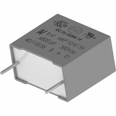 0.15 µF Film Capacitor 300V 1200V (1.2kV) Polypropylene (PP), Metallized Radial - 1