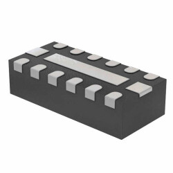 RC (Pi) EMI Filter 2nd Order Low Pass 6 Channel R = 100Ohms, C = 17pF 12-WFDFN Exposed Pad - 1