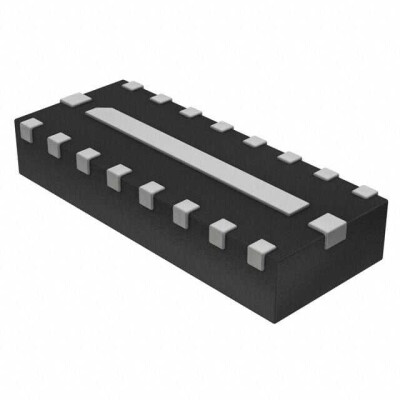 RC (Pi) EMI Filter 2nd Order Low Pass 8 Channel R = 100Ohms, C = 17pF 16-VFDFN Exposed Pad - 1