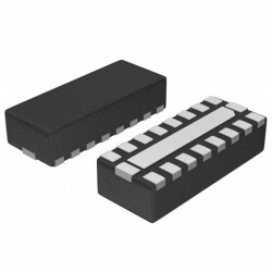 RC (Pi) EMI Filter 2nd Order Low Pass 8 Channel R = 100Ohms, C = 17pF 16-VFDFN Exposed Pad - onsemi (1)