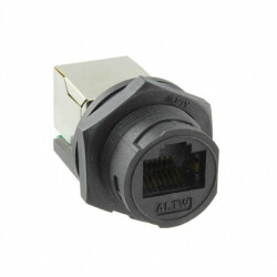 Modular Coupler Connector Jack, 8p8c (RJ45) To Jack, 8p8c (RJ45) Shielded - Amphenol LTW (1)