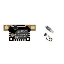 Bluetooth, WiFi 802.11b/g/n, Bluetooth v5.0 Transceiver Module 2.4GHz ~ 2.48GHz, 24GHz ~ 24.25GHz Antenna Not Included, I-PEX, Integrated, Chip Surface Mount - 1