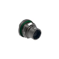 Rear Mounted Low Profile Panel Receptacle - Standard Ultimate Series - Fischer Connectors