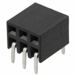 6 Position Receptacle Connector 0.100