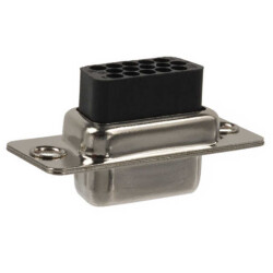 Receptacle for Female Contacts Housing D-Sub, High Density Connector 15 Position - NorComp Inc. (1)
