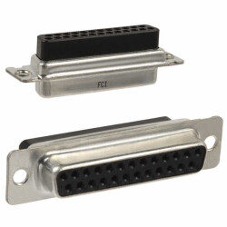 Receptacle for Female Contacts Housing D-Sub Connector 25 Position - Amphenol ICC (FCI)