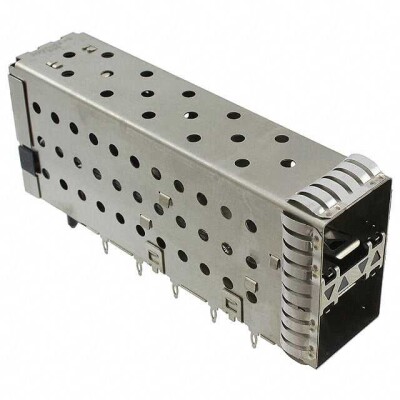 40 (20 x 2) Position SFP+ Receptacle with Cage, Ganged (2x1) Connector Press-Fit Through Hole, Right Angle - 1