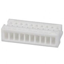 10 Rectangular Connectors - Housings Receptacle Natural 0.039