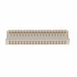 40 Rectangular Connectors - Housings Receptacle Beige 0.039