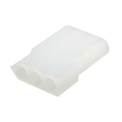 3 Rectangular Connectors - Housings Receptacle Natural 0.198