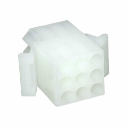 9 Rectangular Connectors - Housings Receptacle Natural 0.198