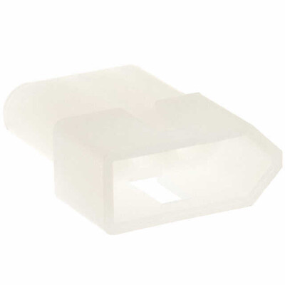 3 Rectangular Connectors - Housings Plug Natural 0.198