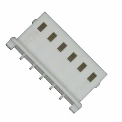 6 Rectangular Connectors - Housings Receptacle 0.098