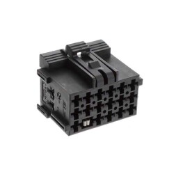 17 Rectangular Connectors - Housings Receptacle Black 0.197