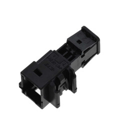 6 Rectangular Connectors - Housings Plug Black 0.100