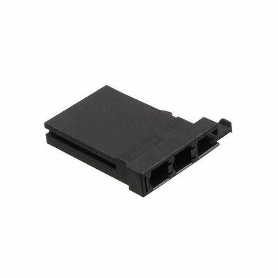 2 Rectangular Connectors - Housings Receptacle Black 0.200