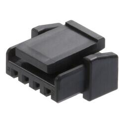 Rectangular Connectors - Housings Receptacle Black 0.049