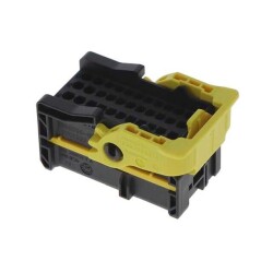 48 Rectangular Connectors - Housings Receptacle Black - TE Connectivity Deutsch Connectors