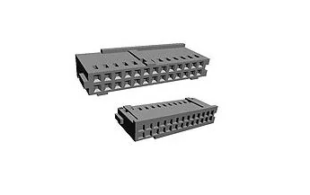 26 Rectangular Connectors - Housings Receptacle Black 0.100