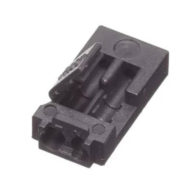 2 Rectangular Connectors - Housings Receptacle Black 0.126