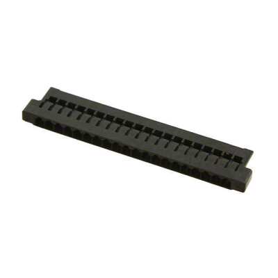 20 Rectangular Connectors - Housings Plug Black 0.049