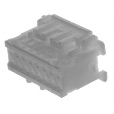 16 Rectangular Connectors - Housings Receptacle Natural 0.079