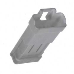 3 Rectangular Connectors - Housings Plug Natural 0.197